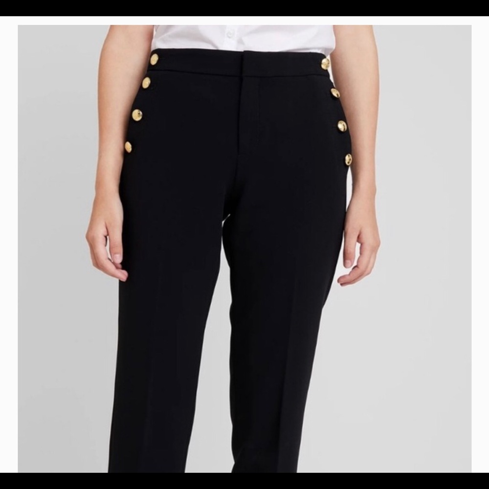 Black Banana Republic Straight Pants